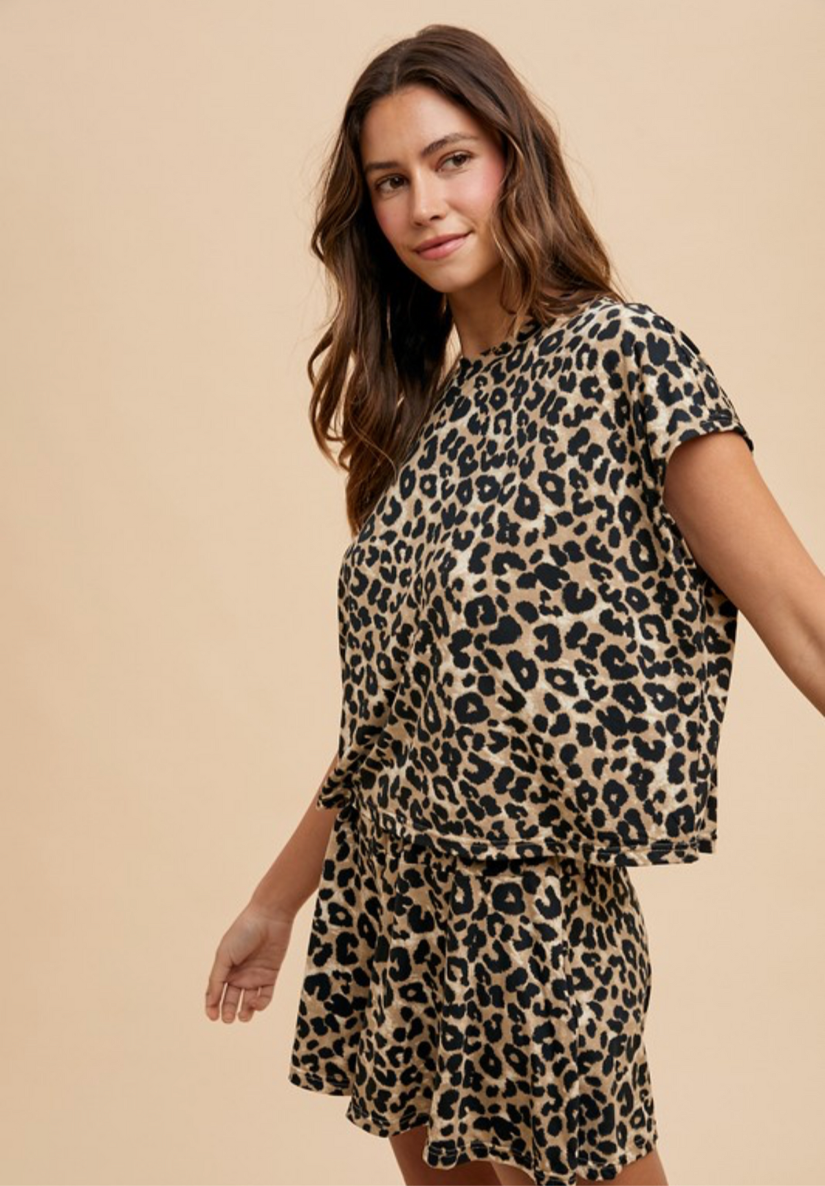 Spotted Leopard Short Set