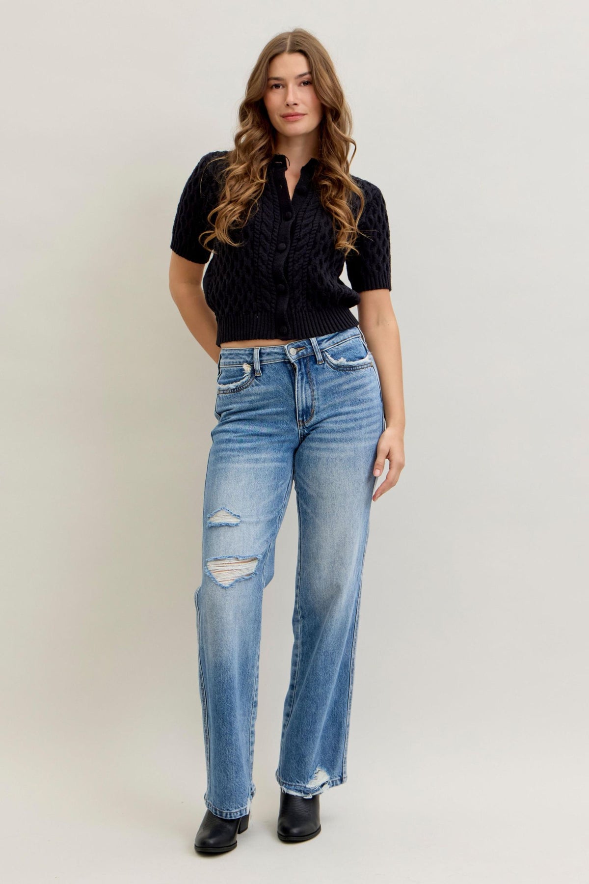 Tiffany 90’s Straight Rigid Magic Jeans