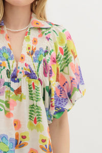 Dream Garden Floral Top