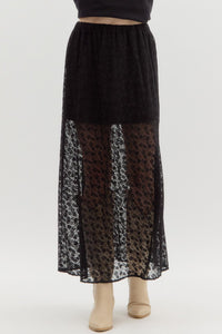 Gypsy Charm Lace Maxi Skirt