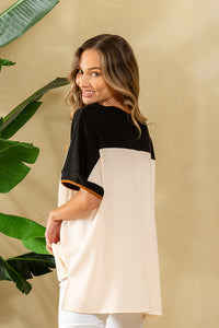 Emory Color Block Top