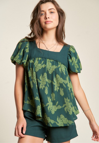 Garden Party Floral Top