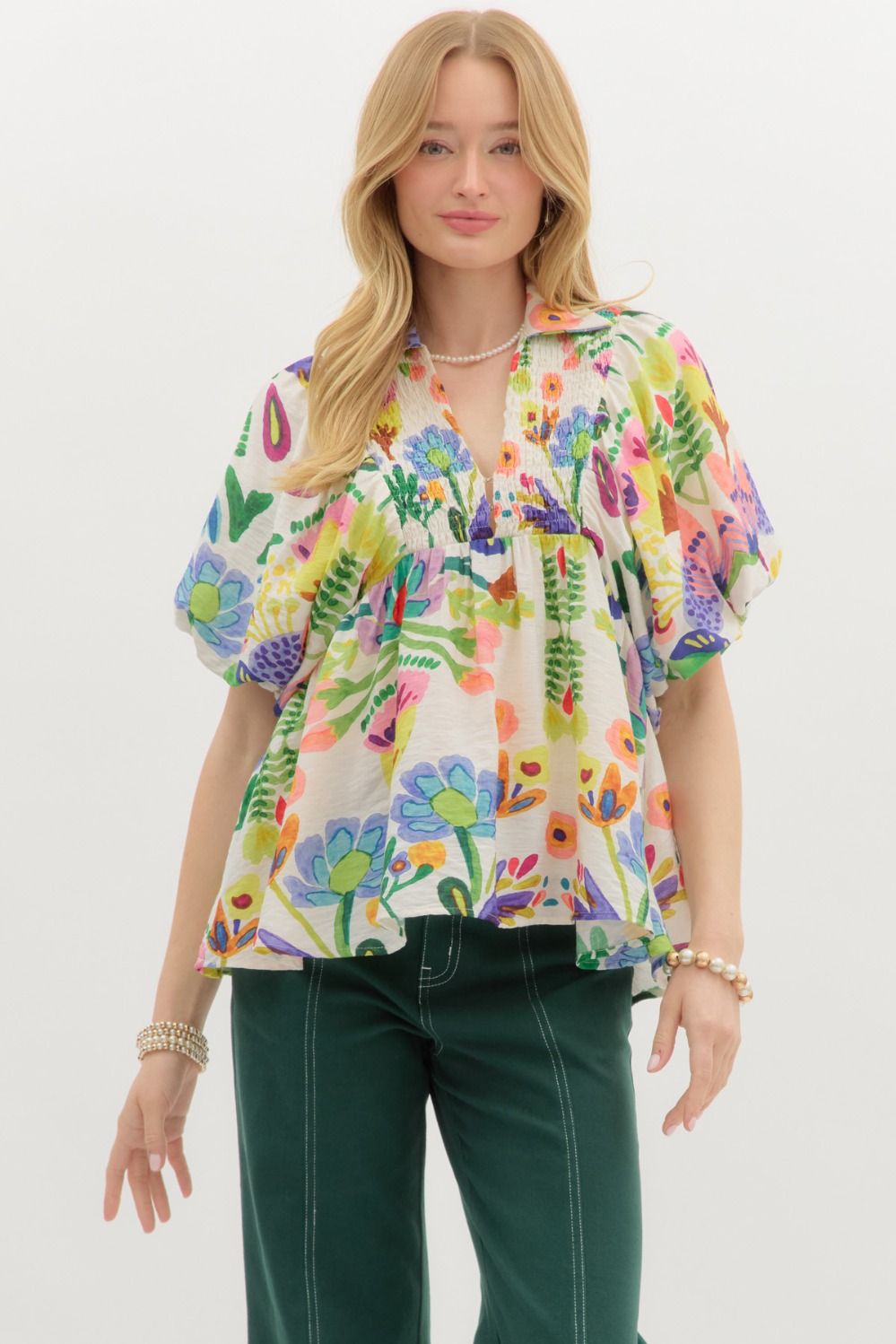 Dream Garden Floral Top