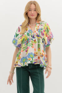 Dream Garden Floral Top