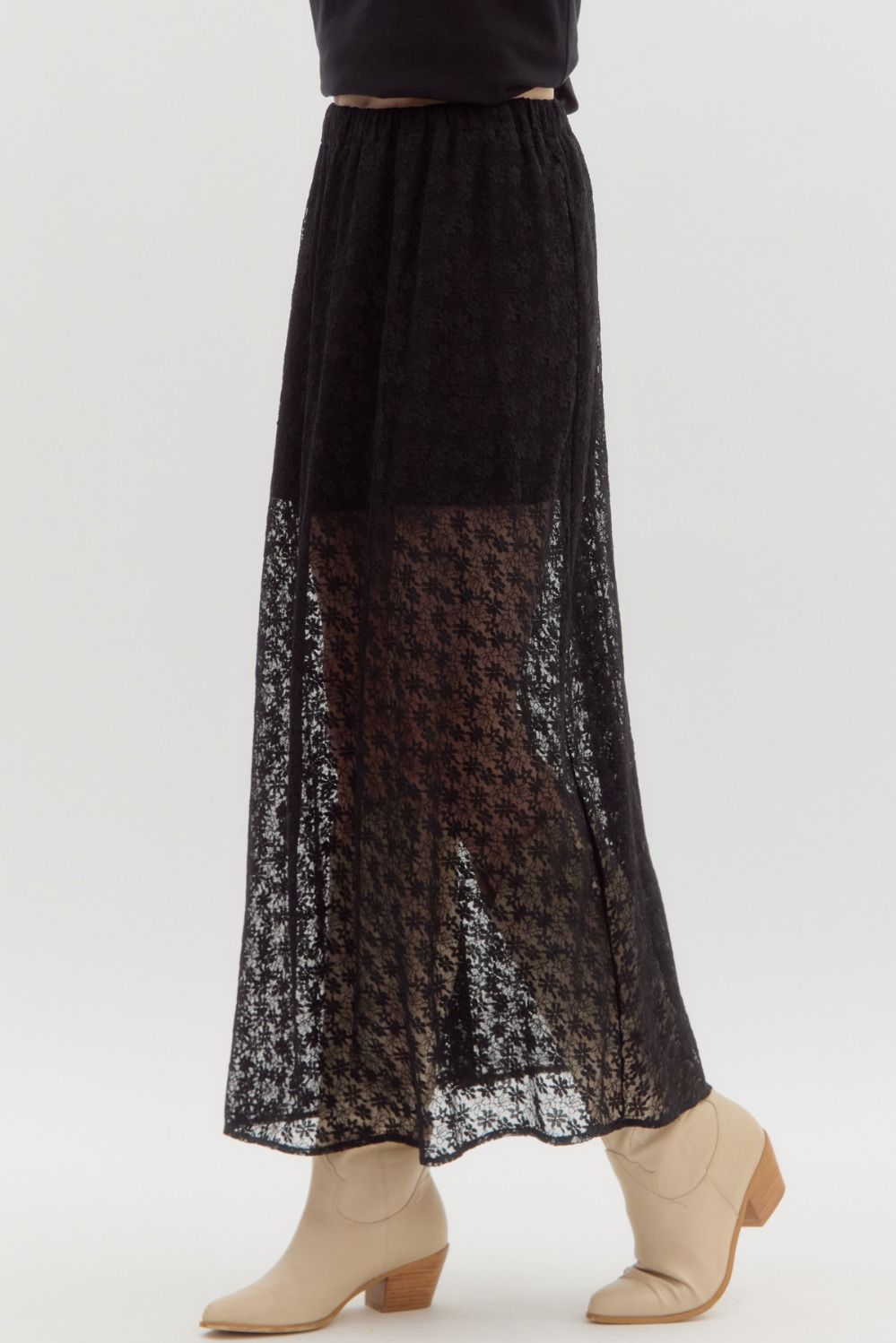 Gypsy Charm Lace Maxi Skirt