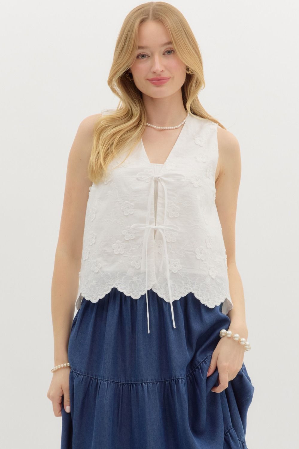 Down Home Floral Vest