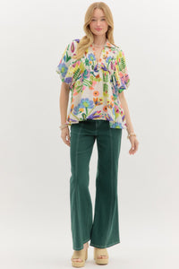 Dream Garden Floral Top