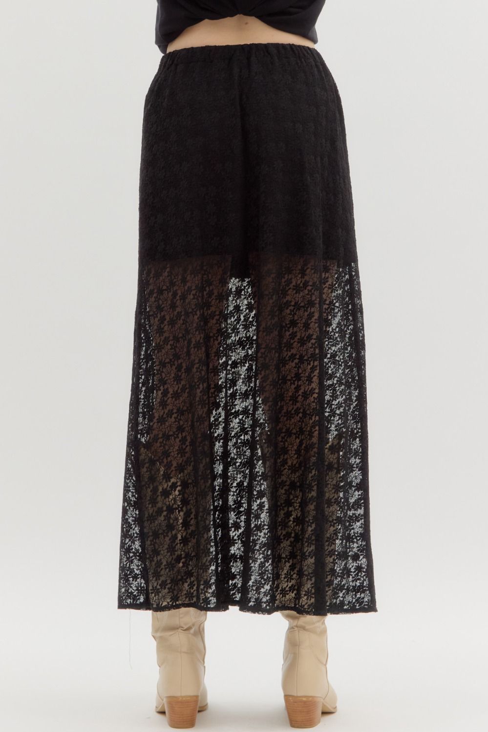 Gypsy Charm Lace Maxi Skirt