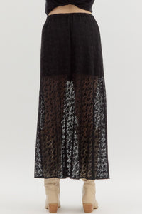 Gypsy Charm Lace Maxi Skirt