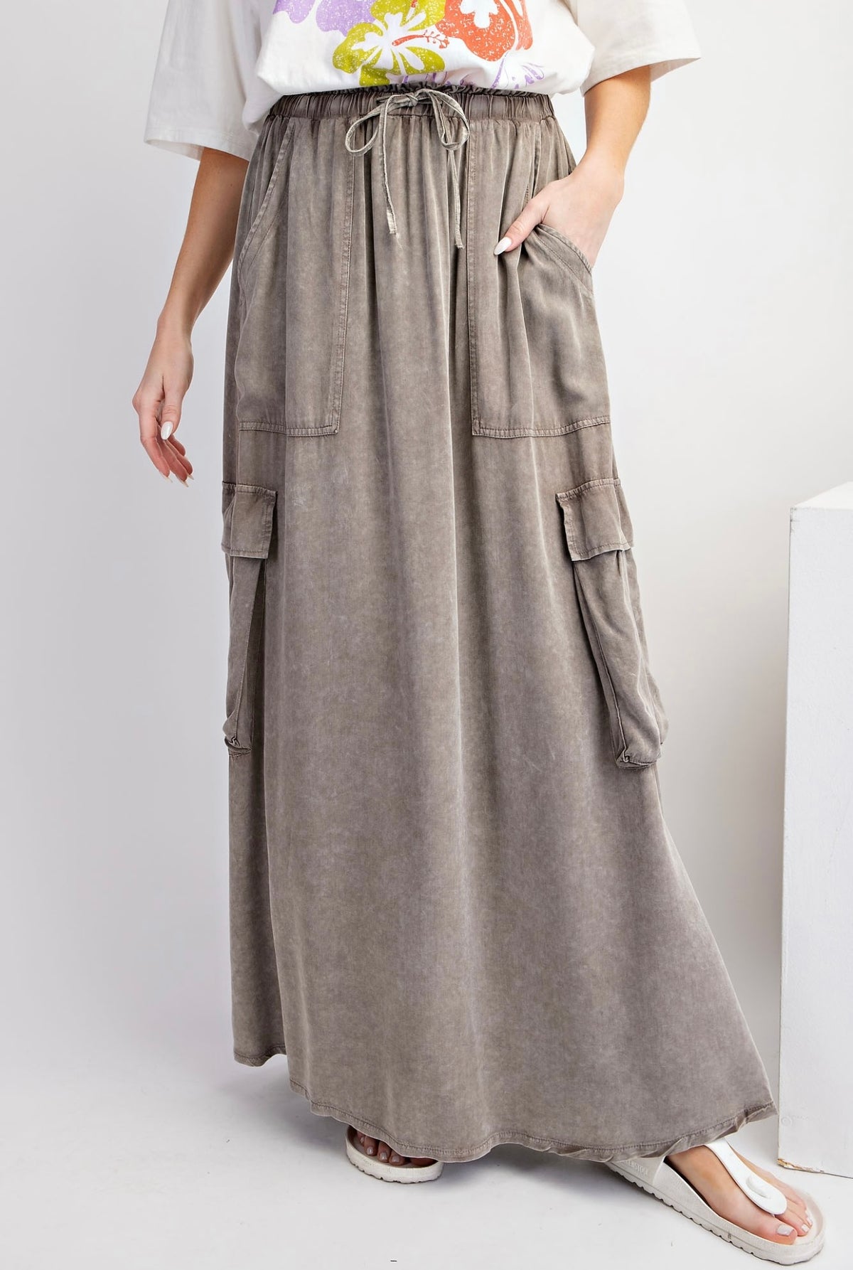 Karsyn Cargo Maxi Skirt