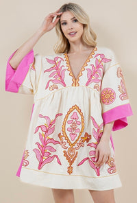 Taos Embroidered Dress