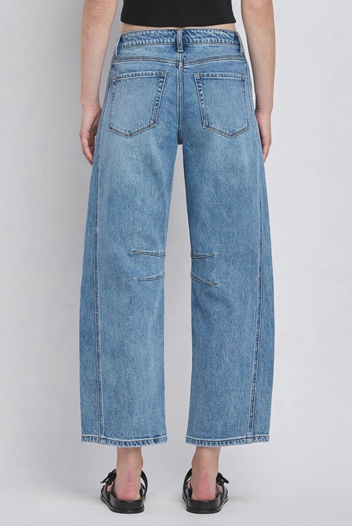 *Preorder* Vervet High Rise Barrel Leg Jeans