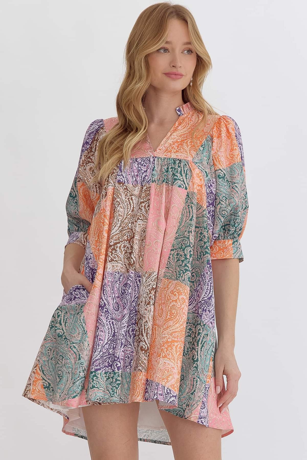 Festival Paisley Dress