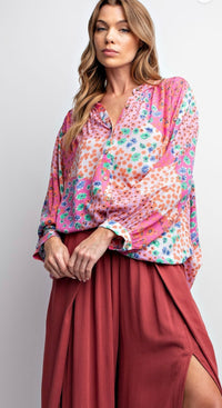 Sundance Floral Patchwork Top